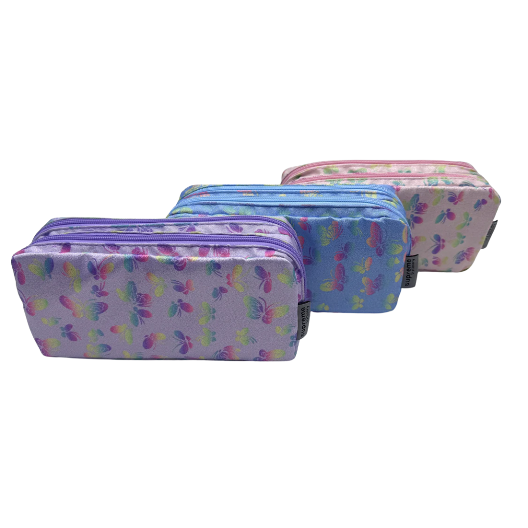 Reach Stationery 6 Pack Pencil Case Double
