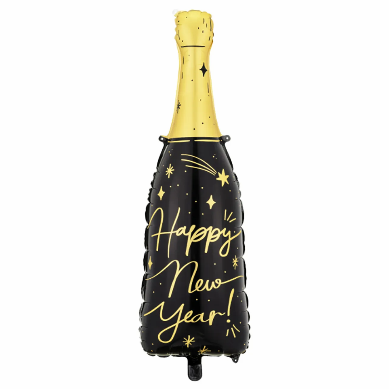 PartyDeco New Year Bottle 38" Foil Balloon