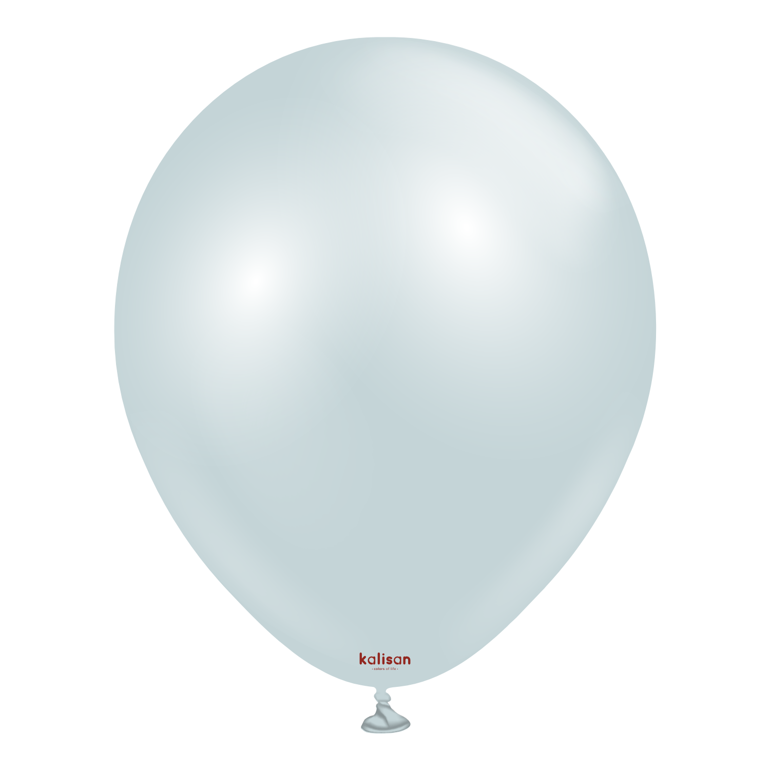 Kalisan 25 Pack Latex Balloons Aura Ice Blue 18