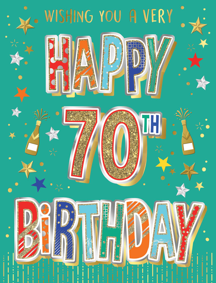 Regal 6 Pack Cards S8 Everyday Birthday Age 70