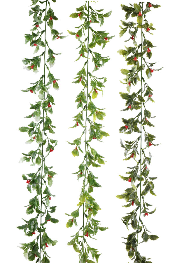 Holly Garland Mini 150cm (Design May Vary)