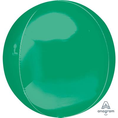 Anagram Foil Balloon Orbz Green 15