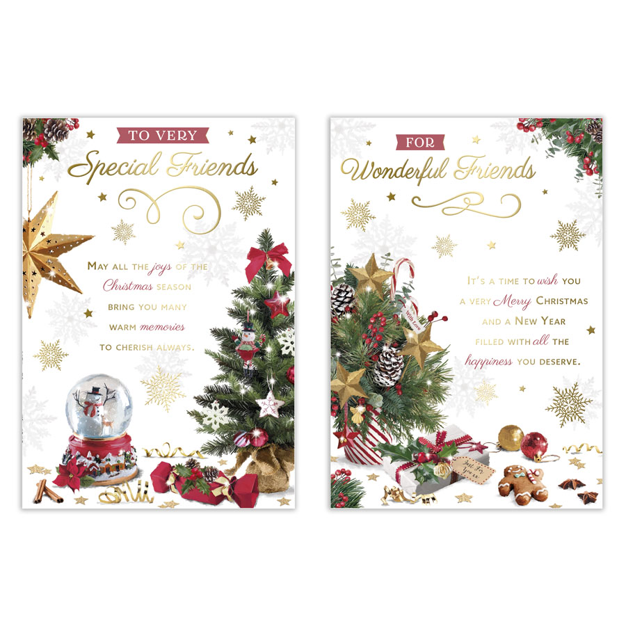 Poppyhill 12 Pack Cards C50 Christmas Friends