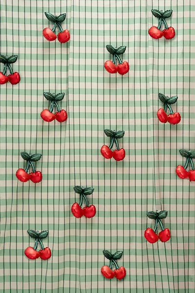 PartyDeco Cherries 12" Air Fill Foil Balloon 3pk