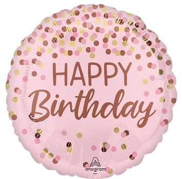 Anagram Foil Balloon Pretty Pink Birthday 18