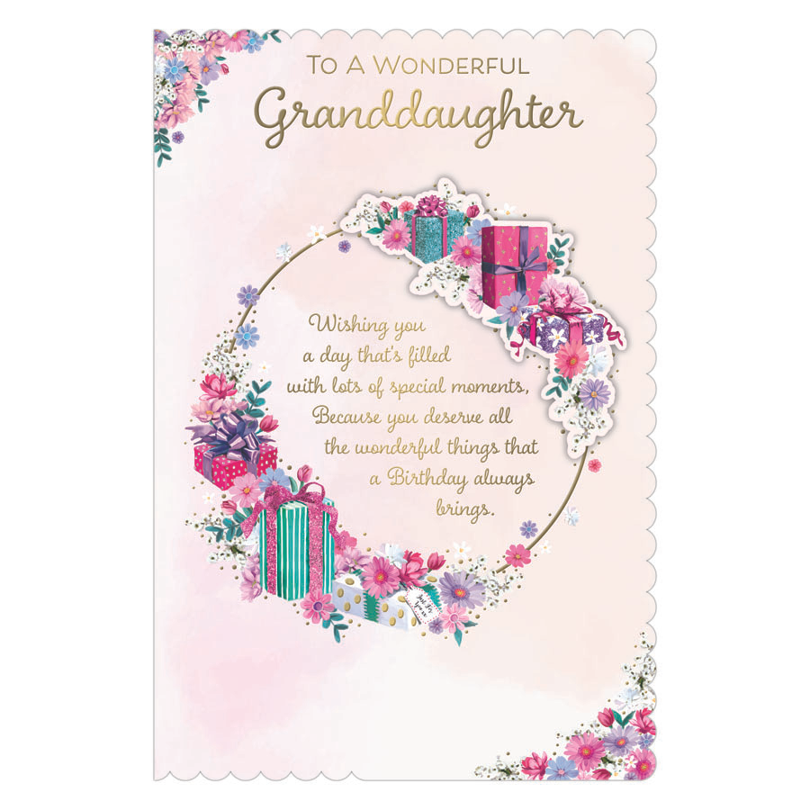 Prelude 6 Pack Cards C75 Birthday Granddaughter