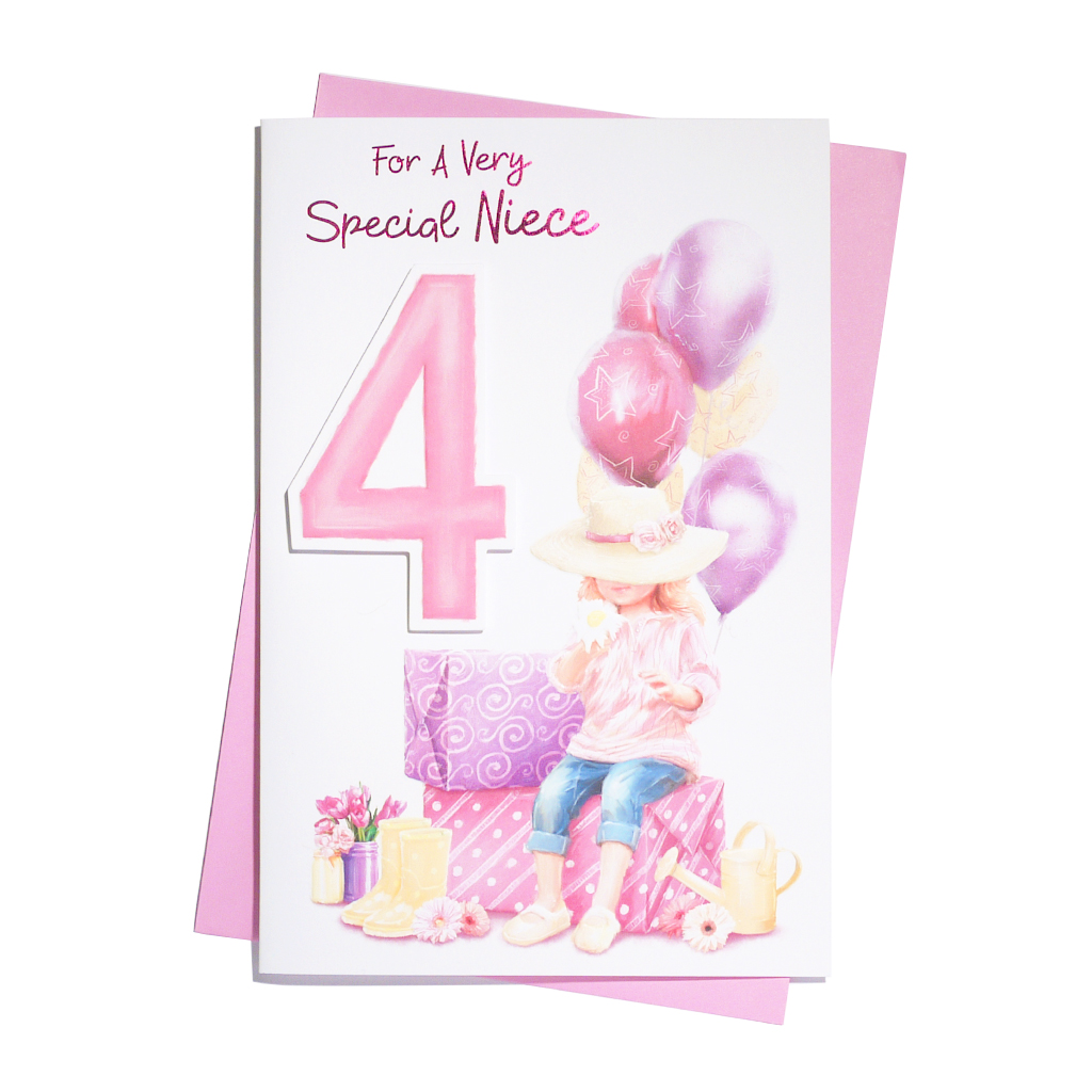 Prelude C75 Birthday Age 4 Niece 6pk