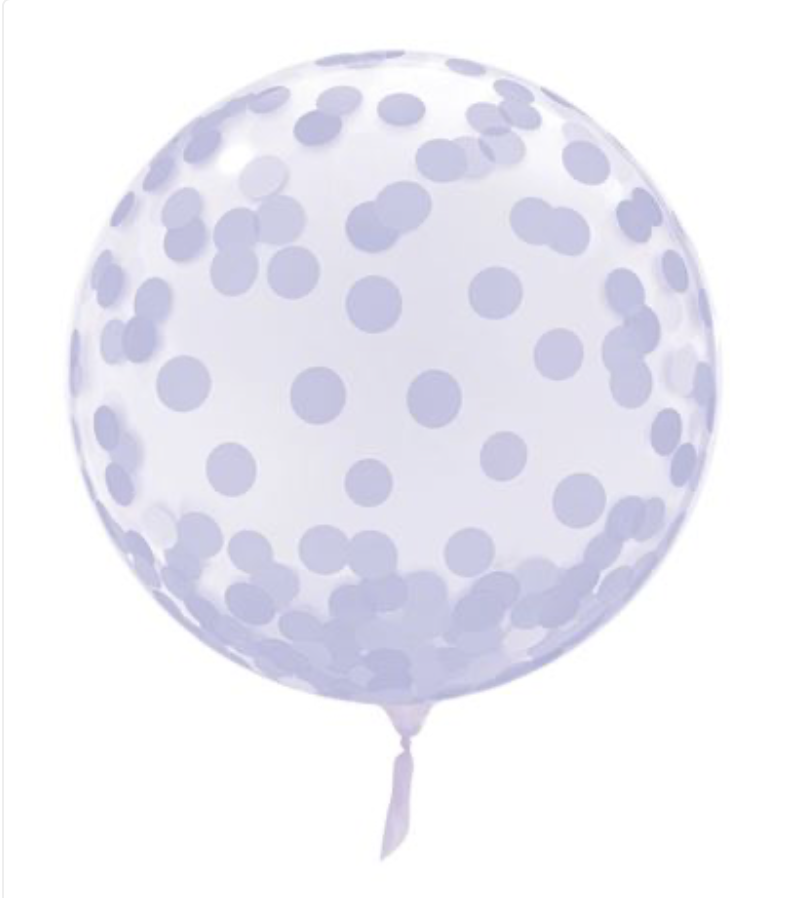 Purple Spots 18"-22" Sphere Vortex Balloon