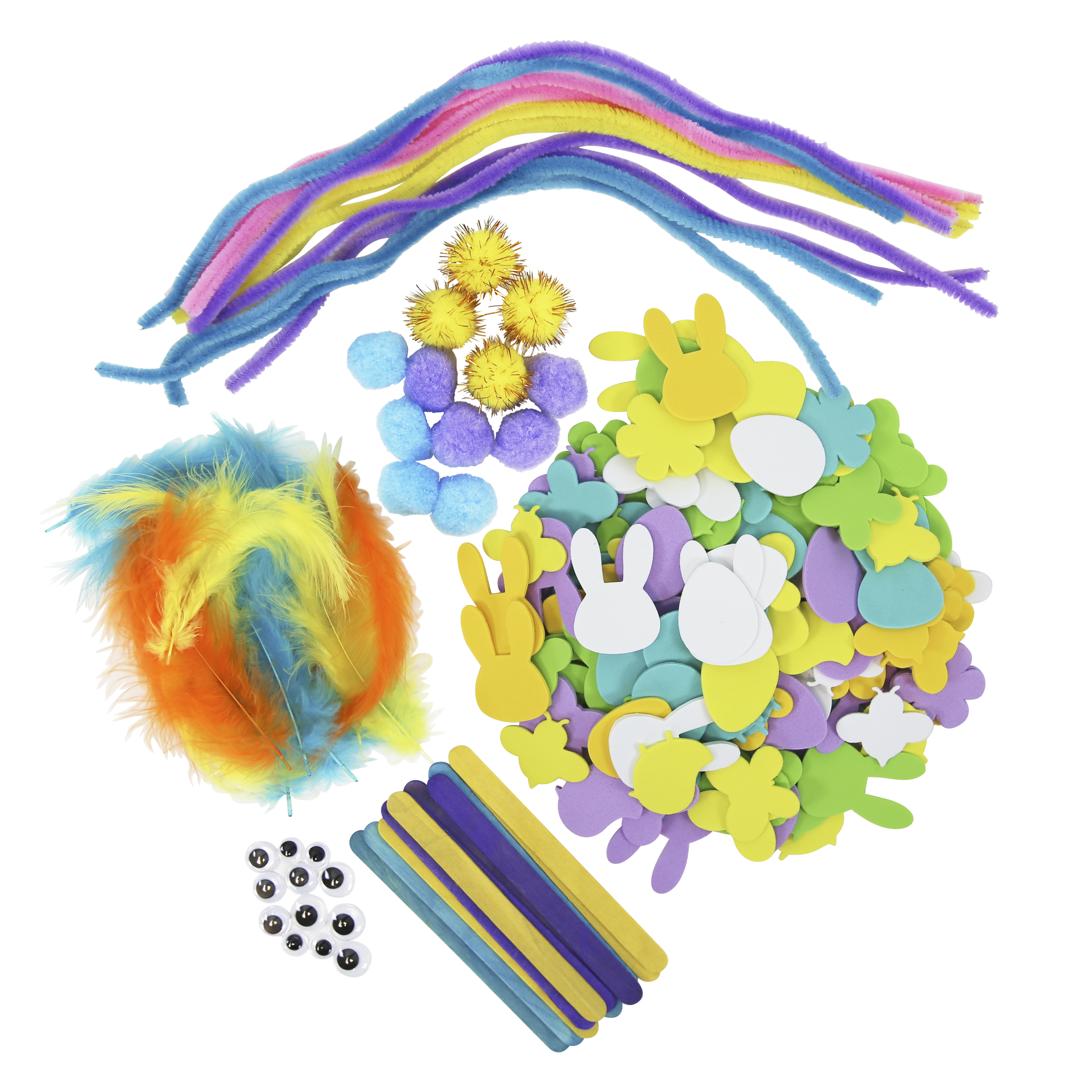 Eurowrap 200pc Craft Pack Easter