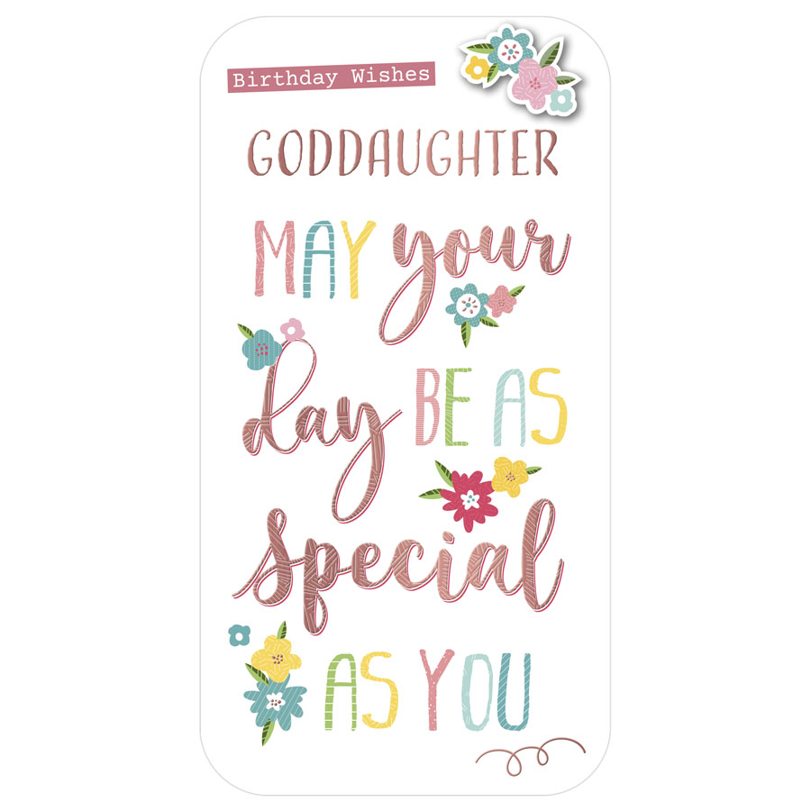 Prelude 6 Pack Cards C55 Birthday Goddaughter