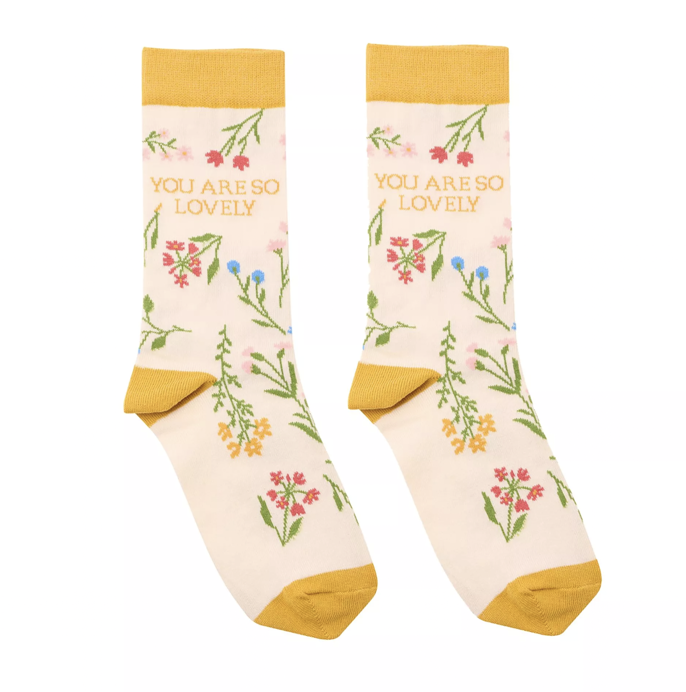 The Cottage Garden You Are So Lovely Socks