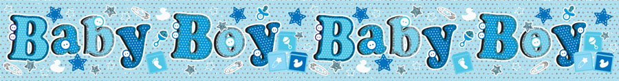 Baby Girl Banner 2.6M 6pk