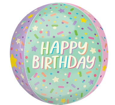 Anagram Ice Cream Party 15" Orbz Balloon