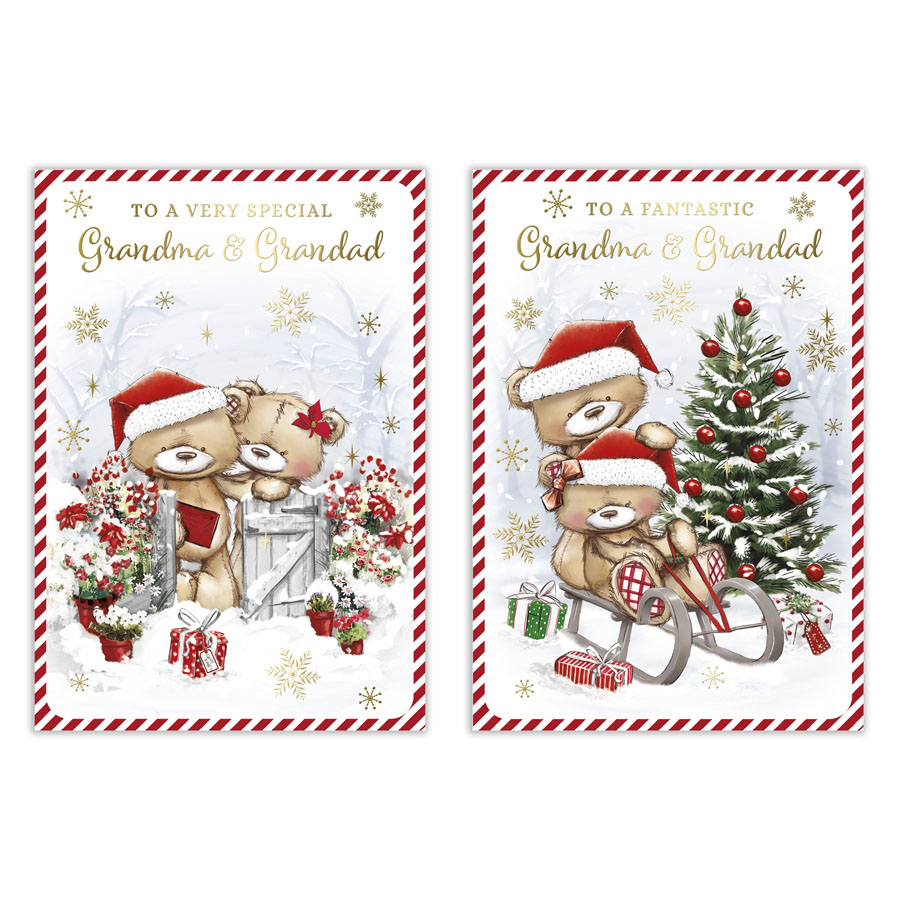 Poppyhill C50 Christmas Grandma & Grandad 12pk