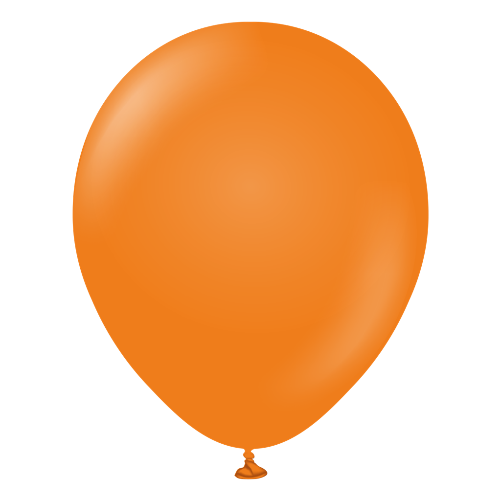 Kalisan Standard Orange 5" Latex Balloons 100pk