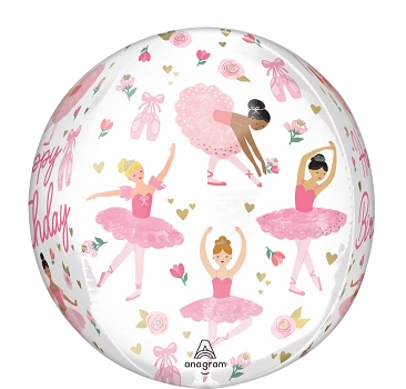 Anagram Foil Balloon Ballerina Girl Birthday 16