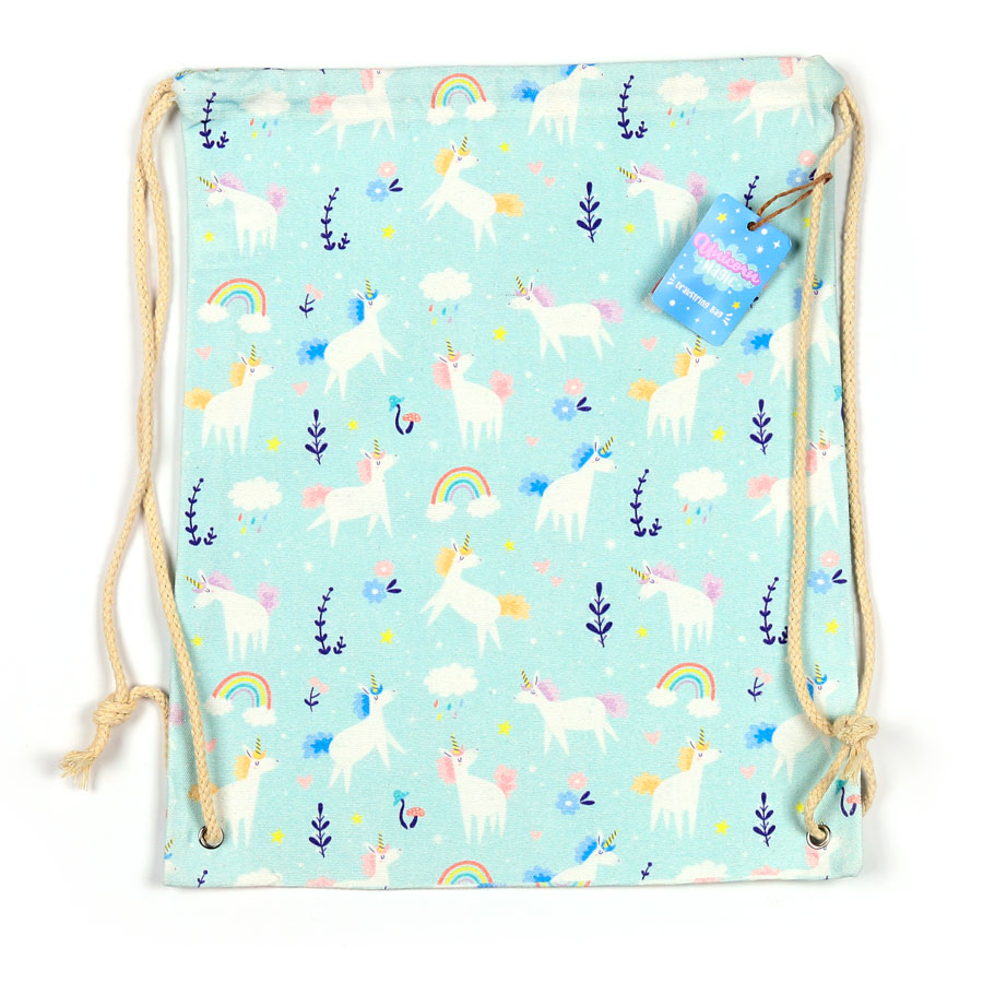 Canvas Drawstring Bag Unicorn Magic