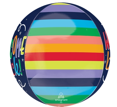 Anagram Foil Balloon Orbz Welcome Back 16