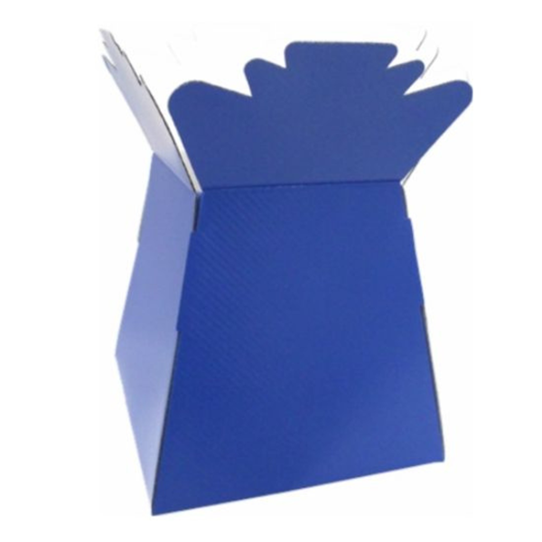 Glossy Royal Blue Bouquet Box