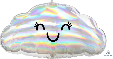 Anagram Iridescent Cloud 23" Foil Balloon