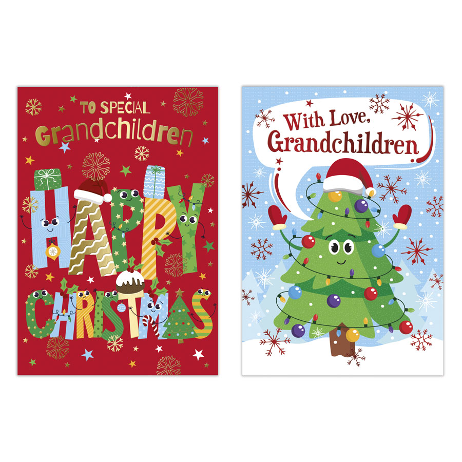Poppyhill C50 Christmas Grandchildren 12pk