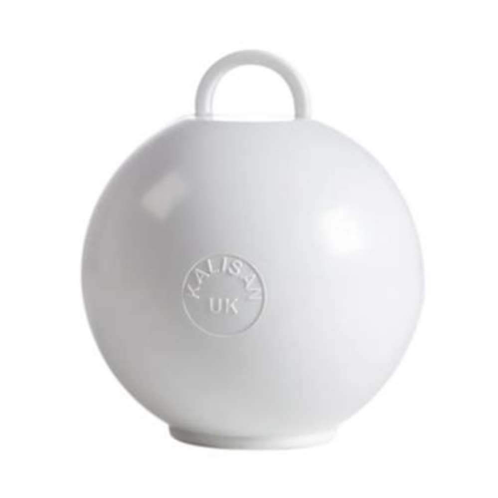 Kalisan 25 Pack Balloon Weight Round White 75g