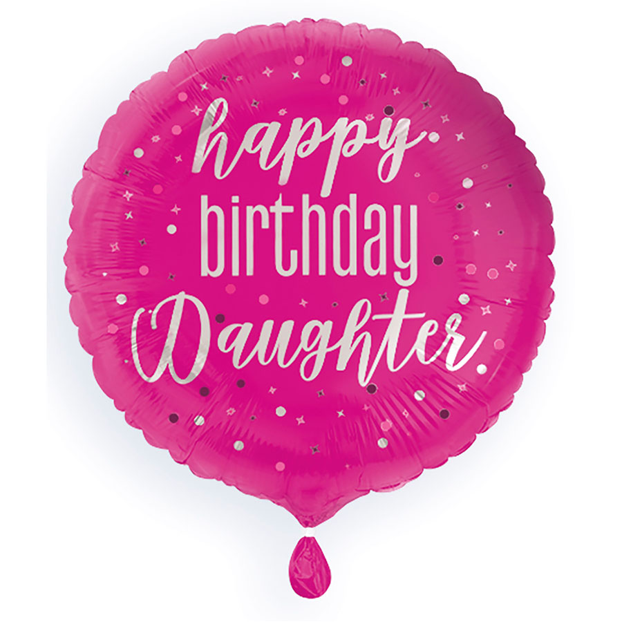 Unique Birthday Daughter 18" Foil Balloon