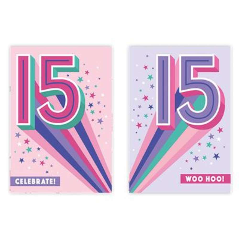 Poppyhill C50 Birthday Age 15 12pk