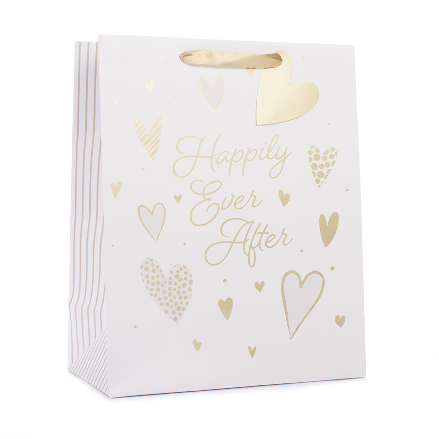 Tiger Feet Gift Bag Happily Ever After Large 6pk