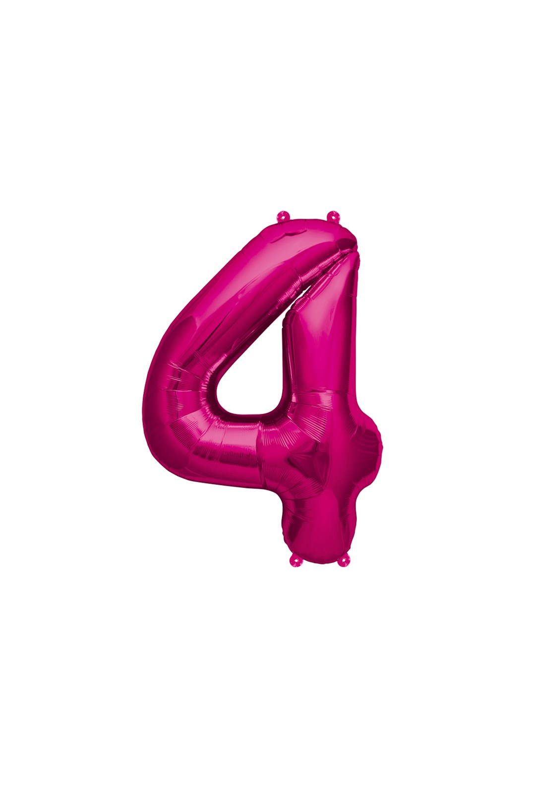 Northstar Foil Balloon Magenta 16" Number 4