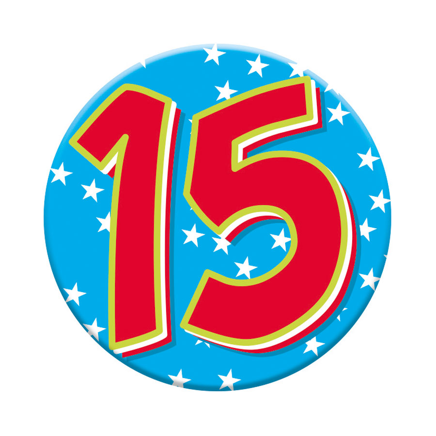 Small Badges Age 14 & 15 Male 6pk