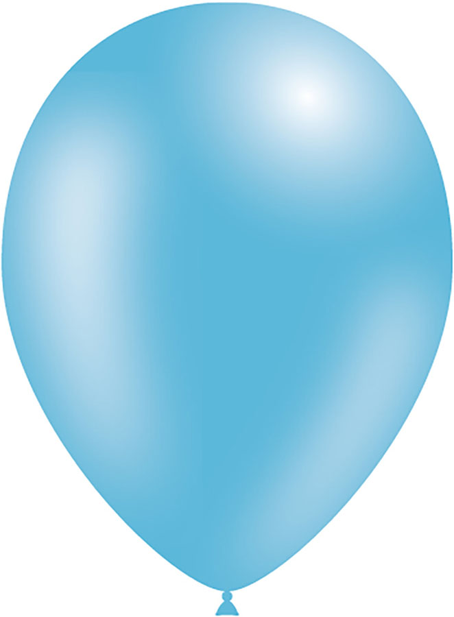 Decotex Pro Metallic Light Blue 11" Latex 50pk