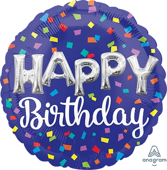 Anagram Birthday Balloon Letters 18" Foil Balloon
