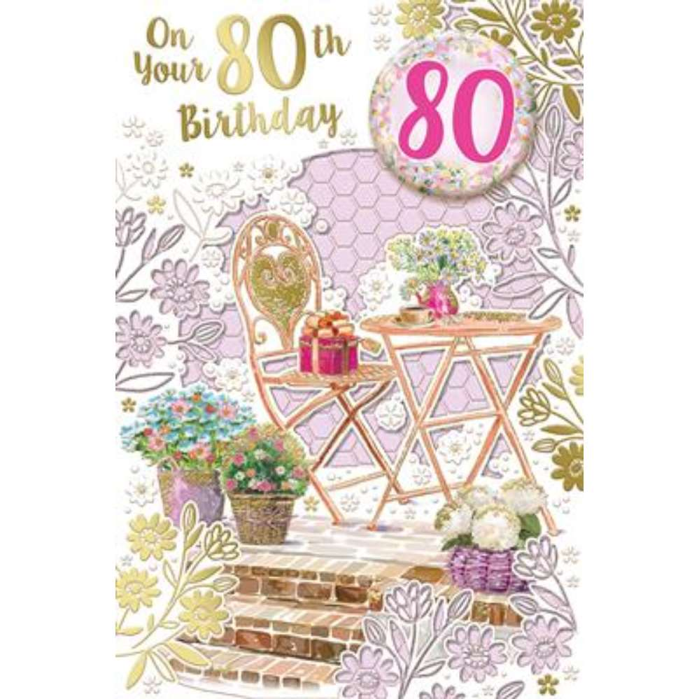 Xpress Yourself C75 Birthday Age 80 6pk