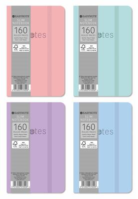 Notebook Slim Soft Touch 160 Pages Assorted