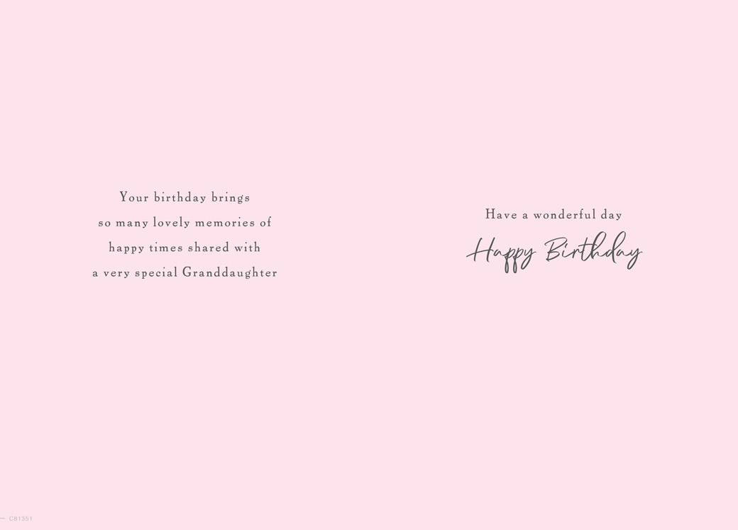 Regal 6 Pack Cards 9x6 Birthday Granddaughter