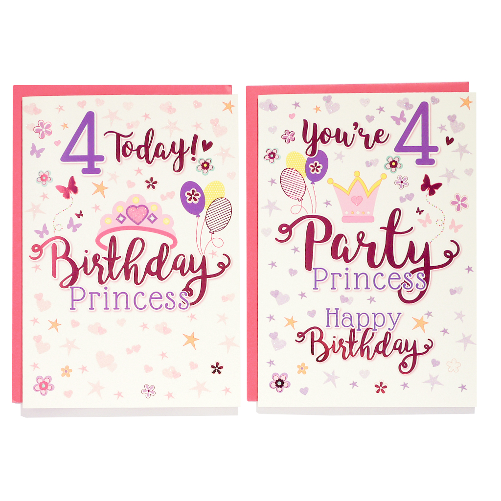 Poppyhill C50 Birthday Age 4 12pk