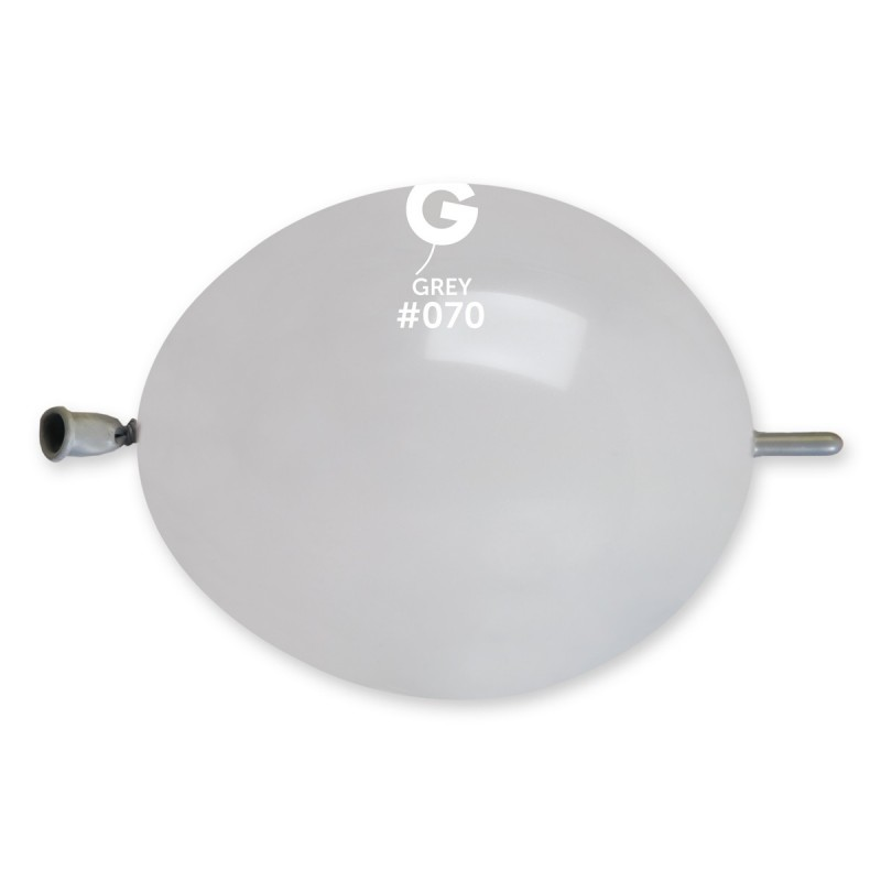 Gemar 100 Pack Latex Balloons Glink Grey 6