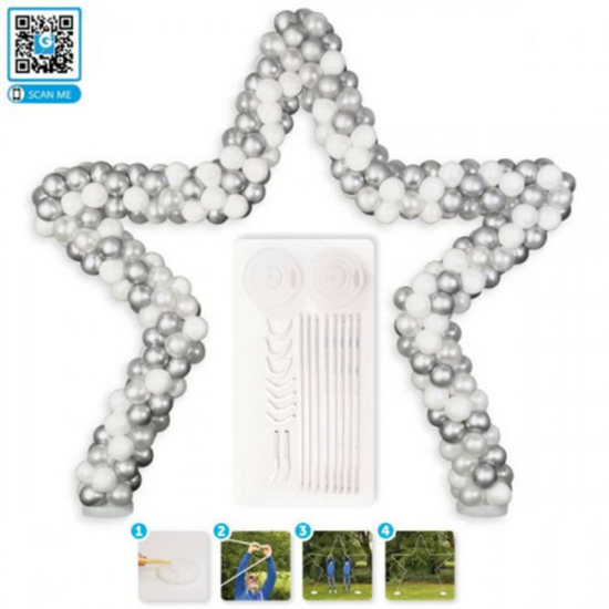 Gemar Star Shaped Balloon Arch 2.8m x 2.7m