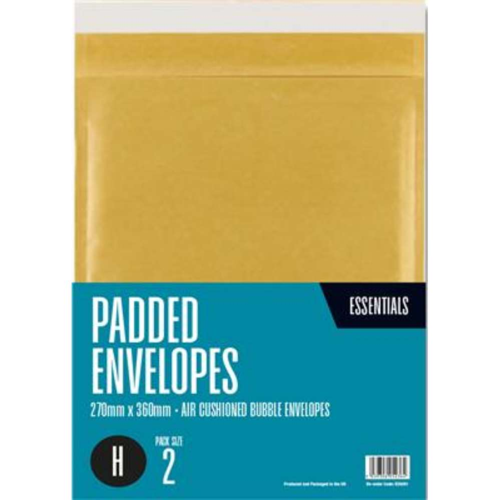 2pk Padded Envelopes Size H Extra Large 270x360mm