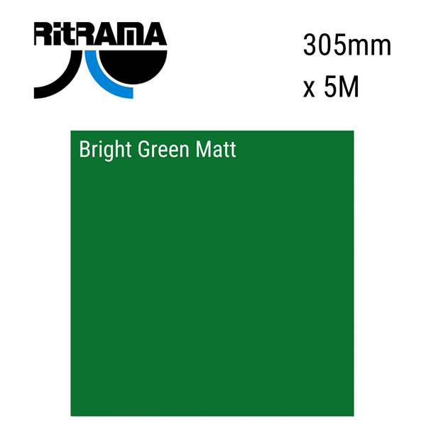 Ritrama Vinyl M Grade Matt Bright Green 305mm x 5m