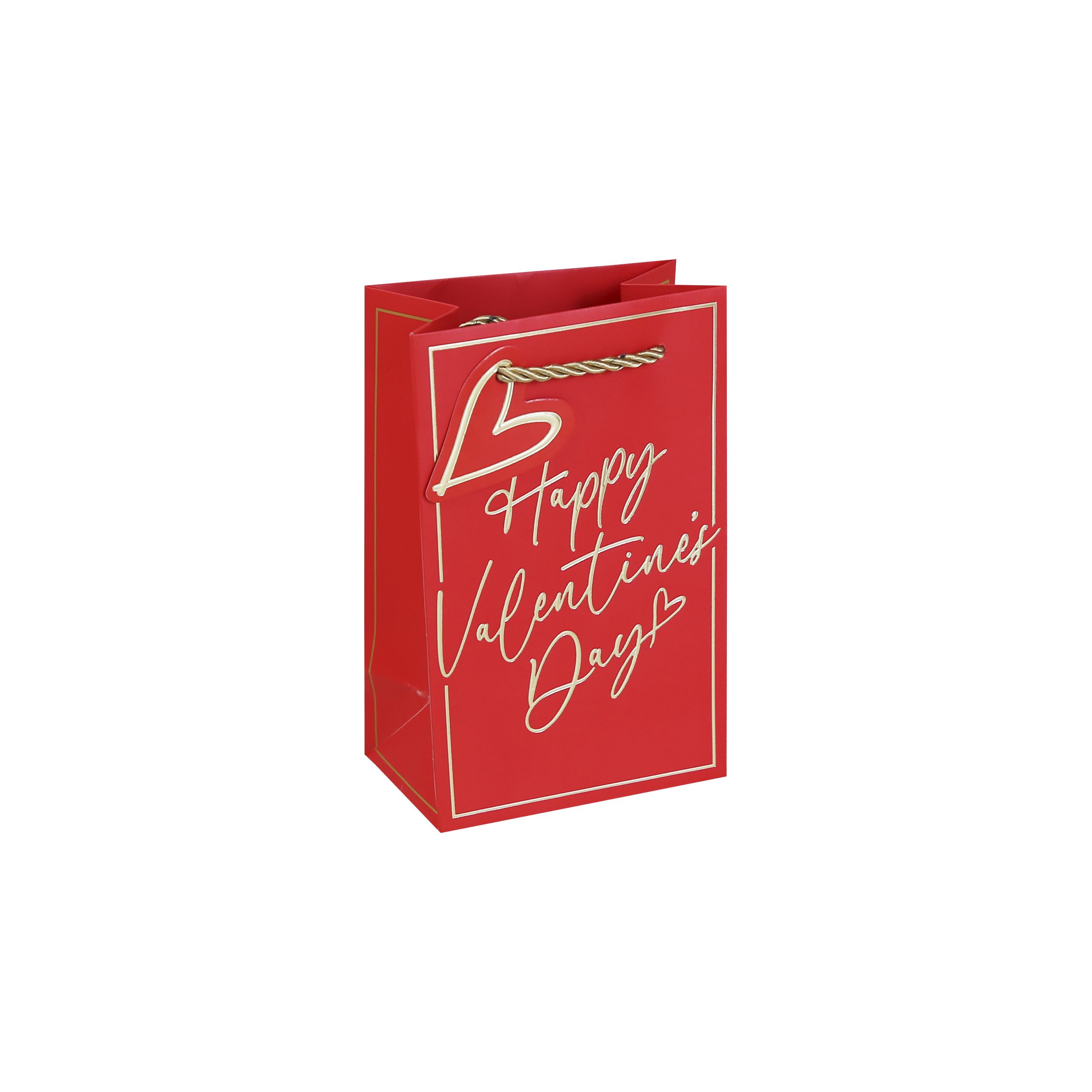 Eurowrap 12 Pack Gift Bag Valentine's Text Perfume