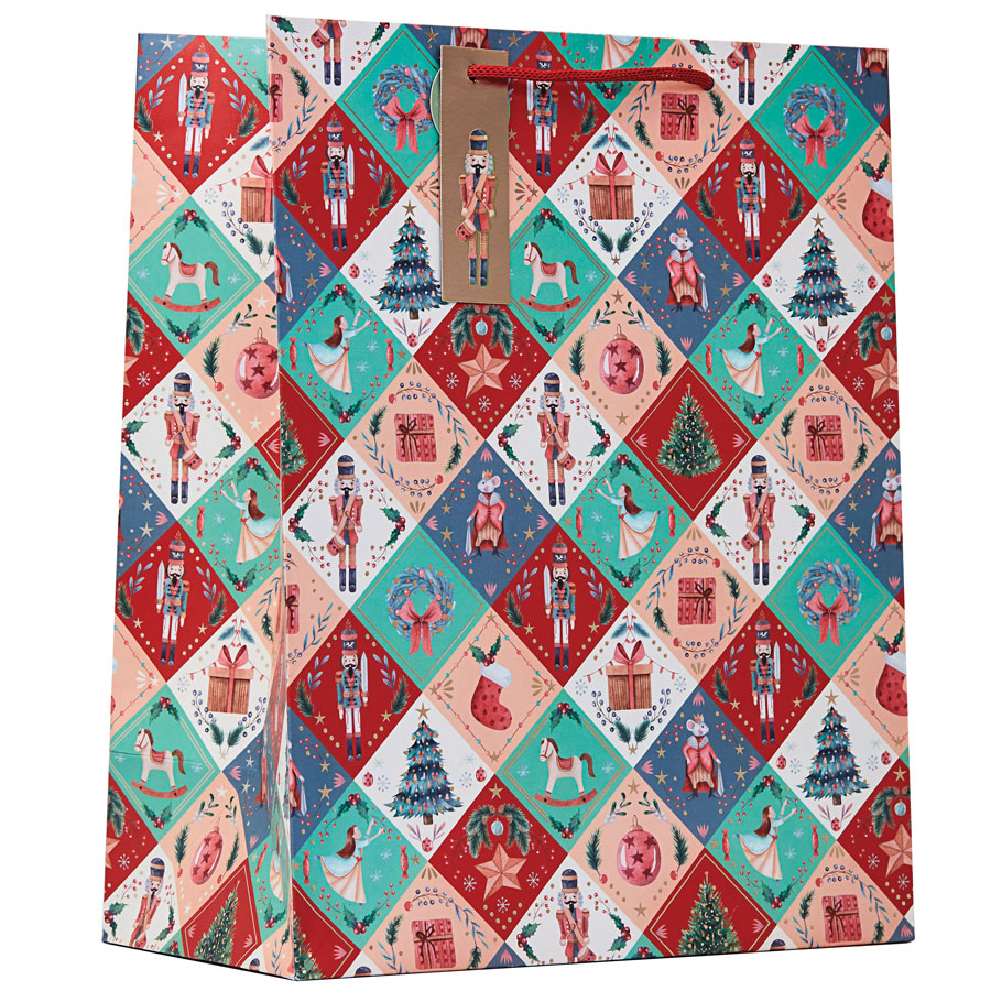 Partisan 6 Pack Gift Bag Nutcracker Large