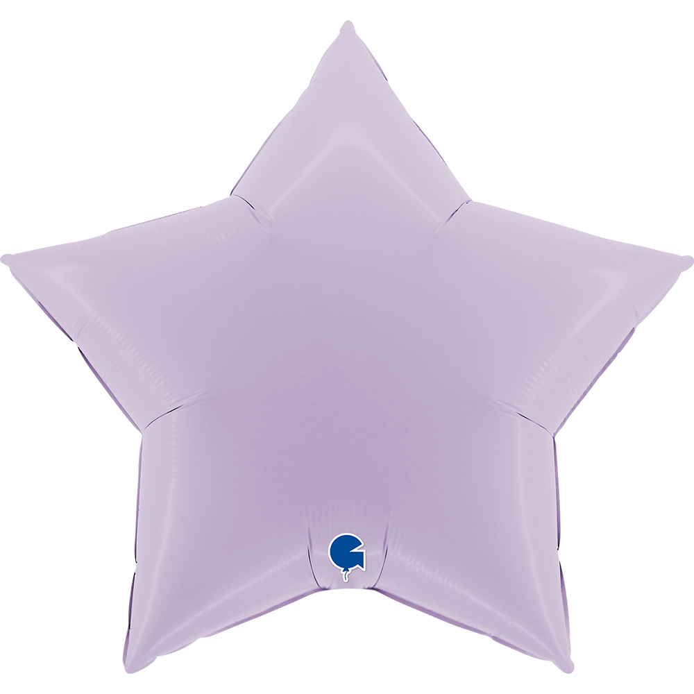 Grabo Foil Balloon Matte Lilac Star 36"