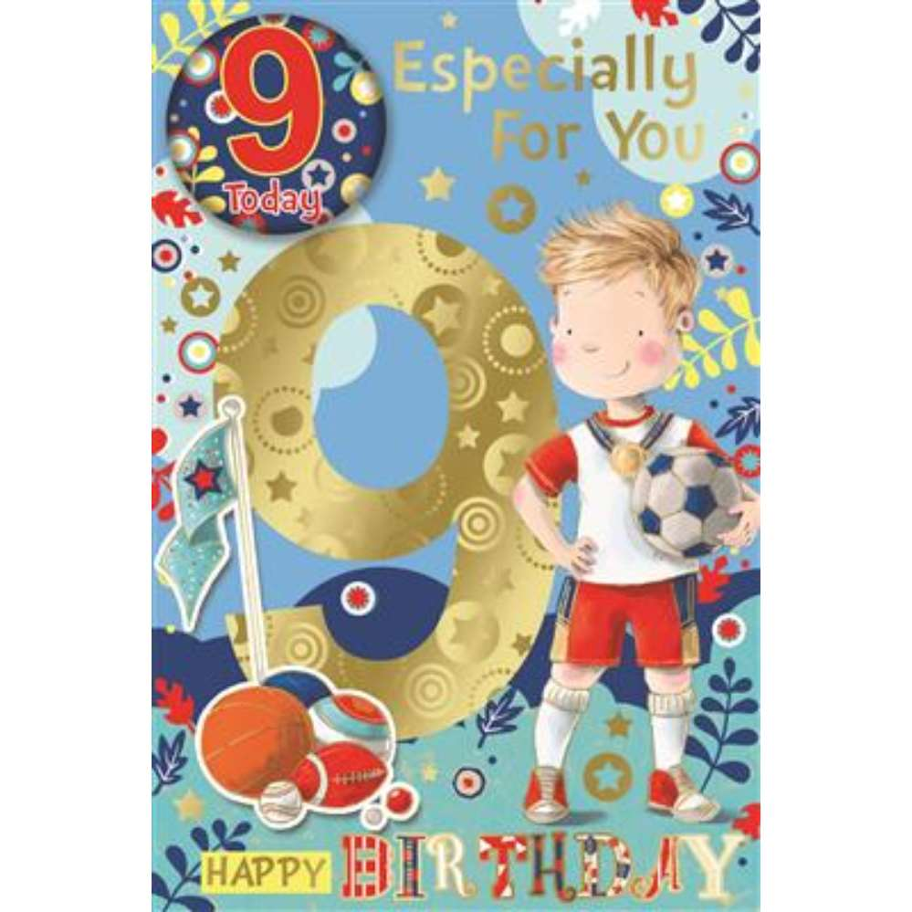 Xpress Yourself C75 Birthday Age 9 6pk