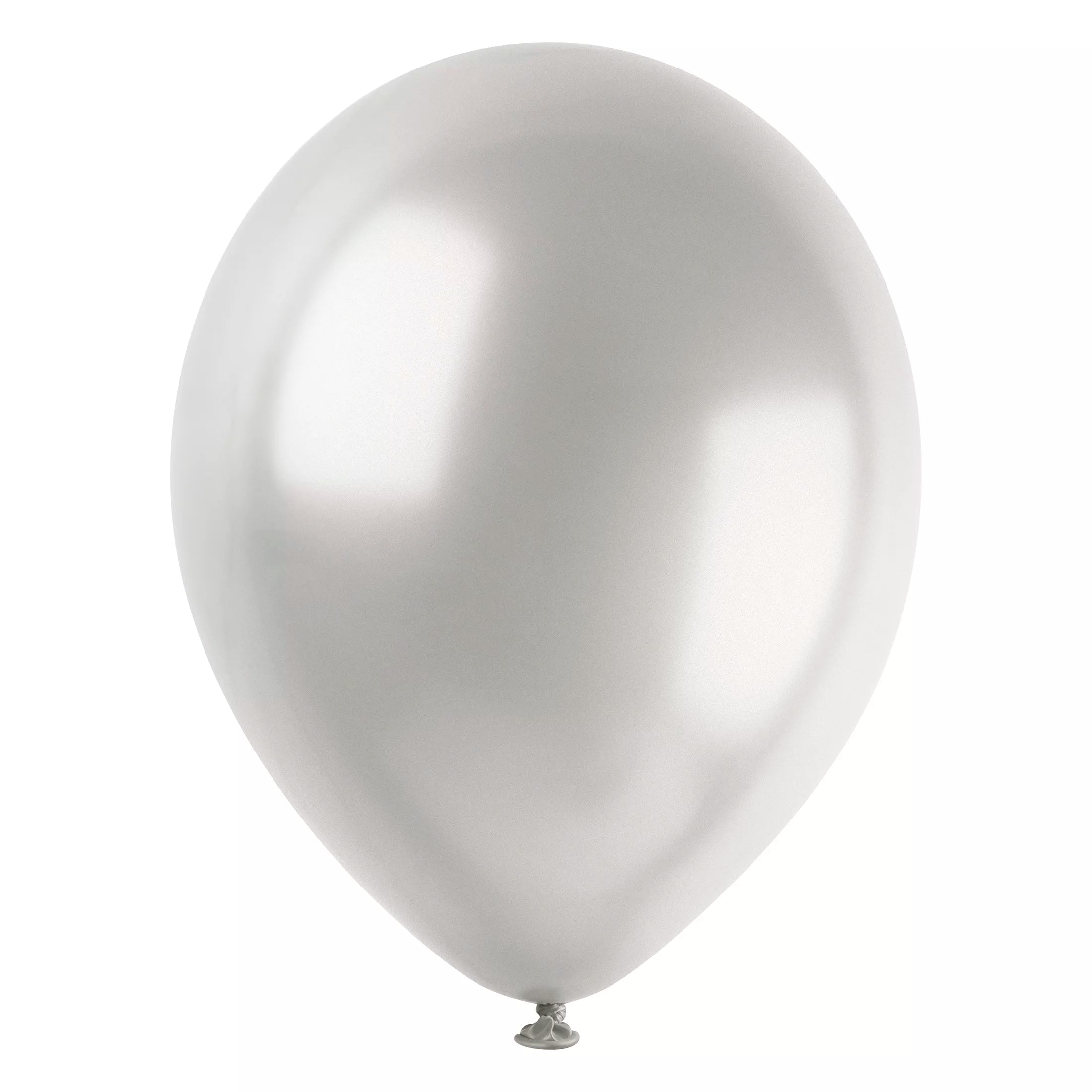 Unique Pearl Silver Platinum 12" Latex 50pk