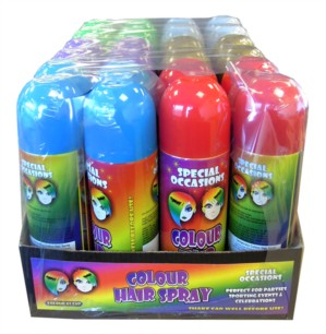 Hair Spray 200ml Assorted Colours