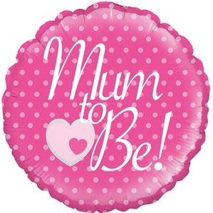 Mum to Be Pink 18" Foil Balloon