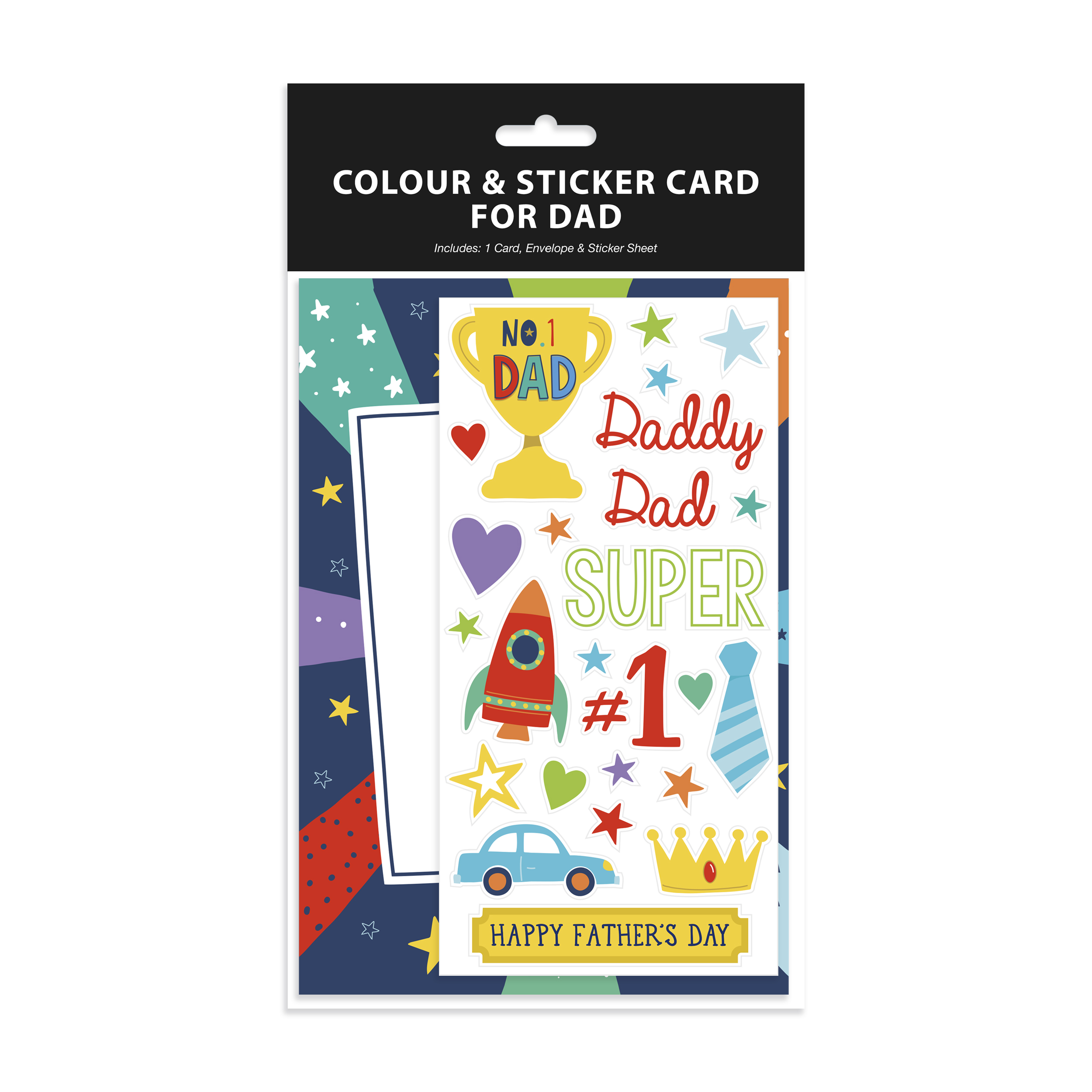 Eurowrap Colour In Card Father's Day