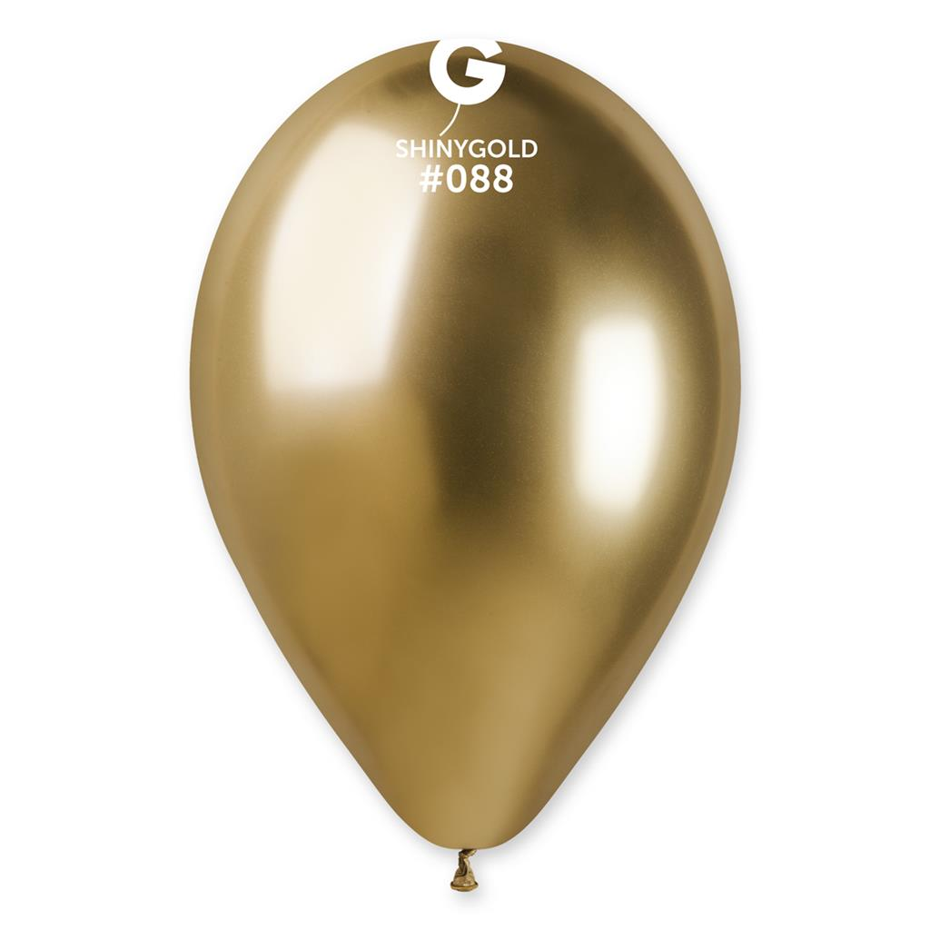 Gemar Shiny Gold 13" Latex Balloons 50pk